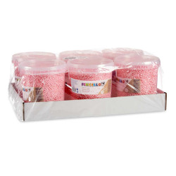 PINK POLYSTYRENE BALL JAR