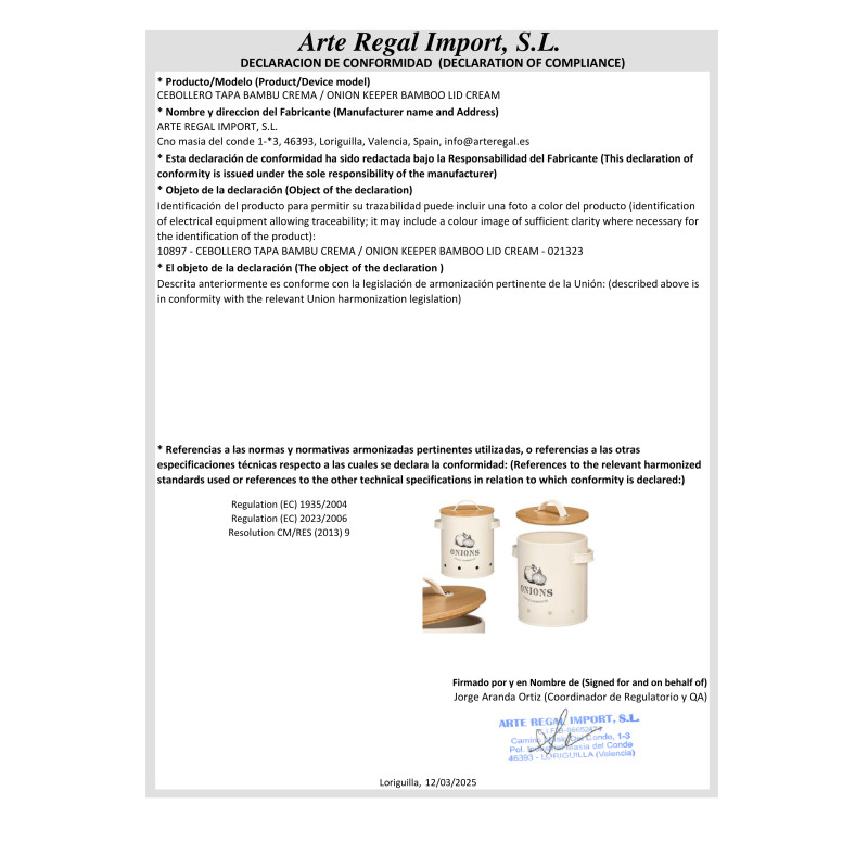 CAIXA PARA CEBOLAS BRANCA CREME TAMPA BAMBU