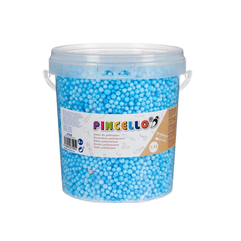 POT BOULES POLYEXPAN BLEU