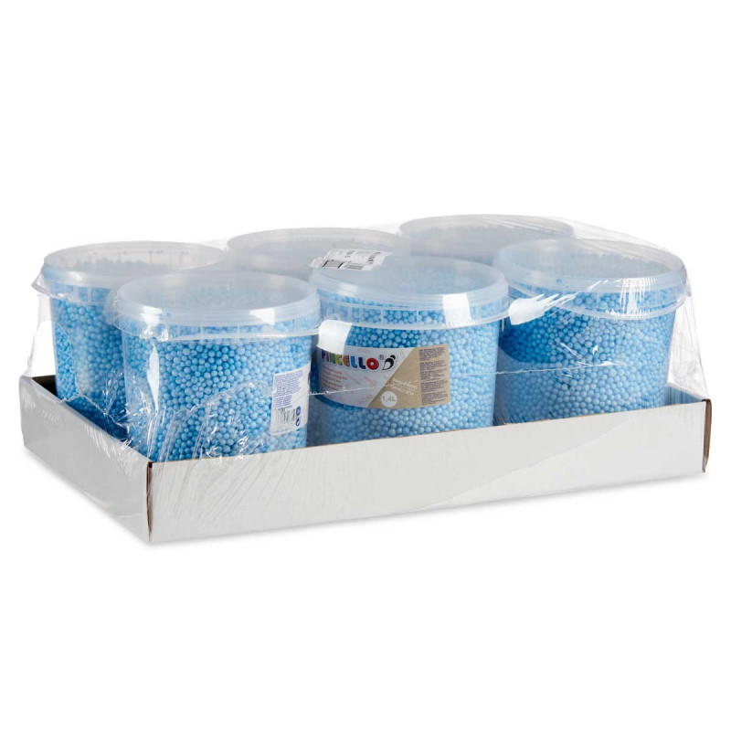 POT BOULES POLYEXPAN BLEU