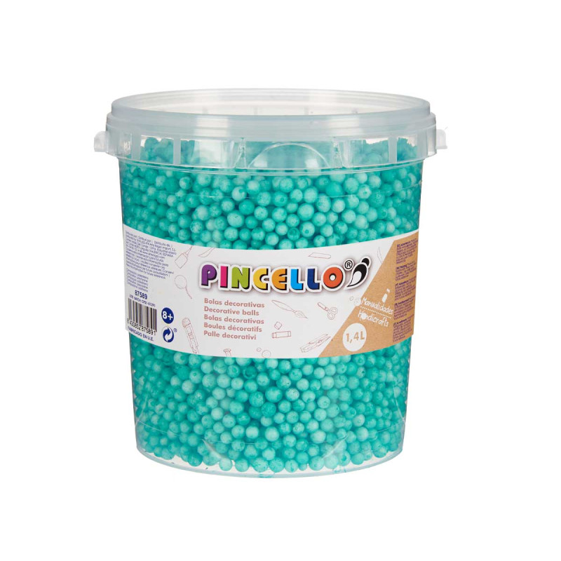 GREEN POLYSTYRENE BALL JAR