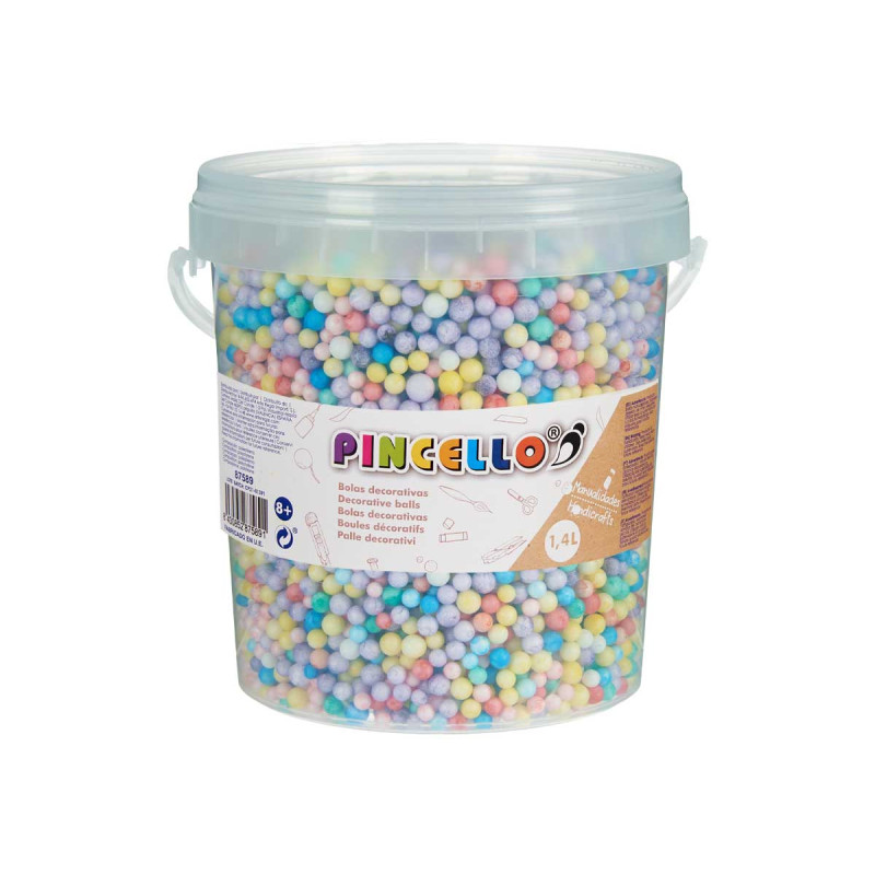 POT BOULES POLYEXPAN MULTICOULEUR
