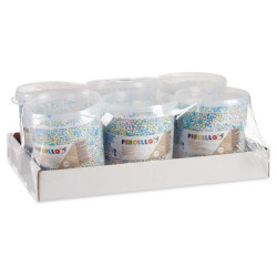 MULTICOLOUR POLYSTYRENE BALL JAR