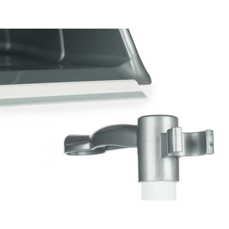SET RECOGEDOR Y CEPILLO PLATA GRANDE