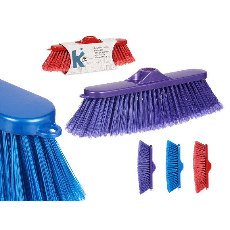 BROSSE DE REMPLACEMENT ASSORT 3 COULEURS FONCÉES