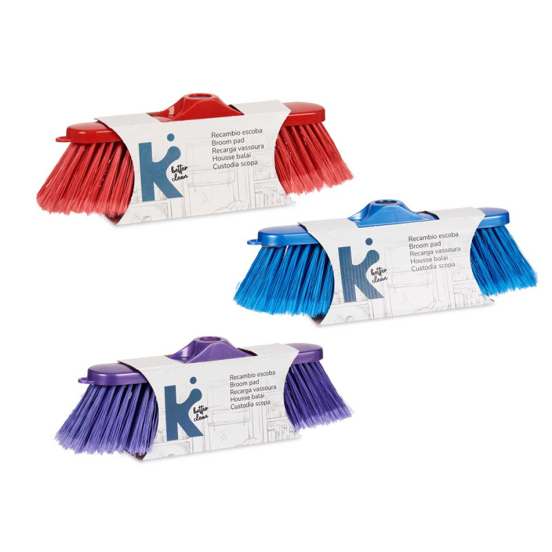 BROSSE DE REMPLACEMENT ASSORT 3 COULEURS FONCÉES