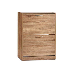 WOODEN SHOE RACK 2 FLOORS BEIGE COLOUR