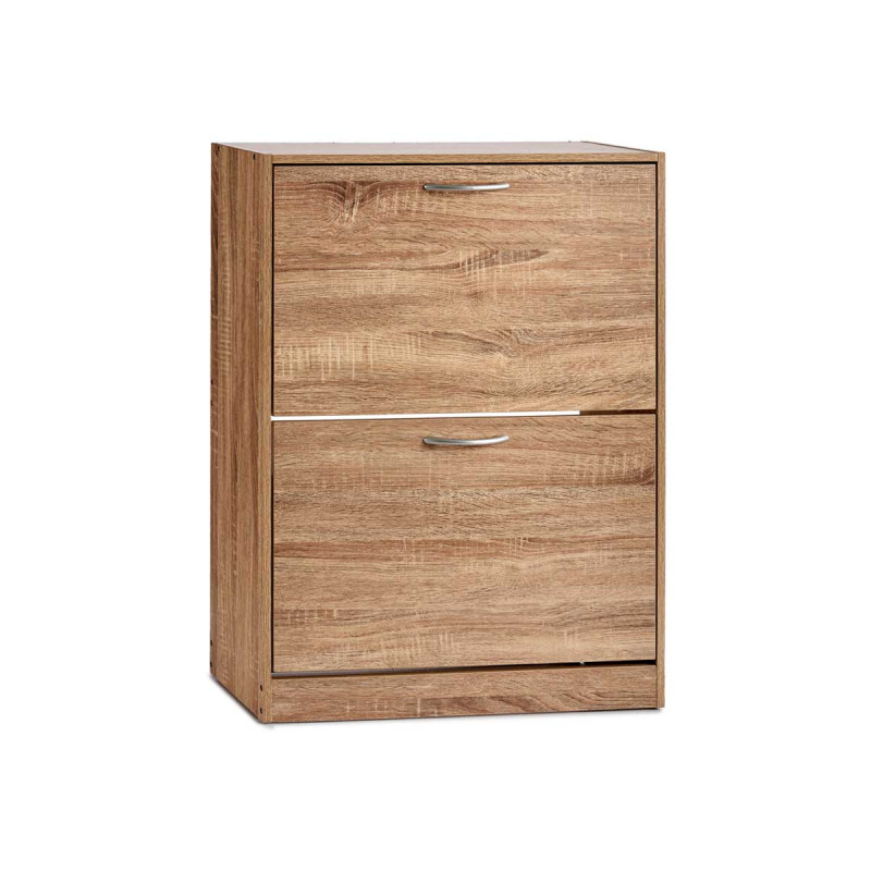 WOODEN SHOE RACK 2 FLOORS BEIGE COLOUR
