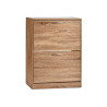 SCARPIERA DI LEGNO 2 PIANI COLORE BEIGE