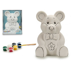 TIRELIRE GRAND A PEINDRE FORME SOURIS