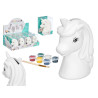 TIRELIRE PETIT PEINDRE FORME UNICORNE