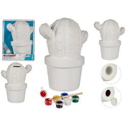 HUCHA PARA PINTAR CACTUS 2 PUNTAS GRANDE
