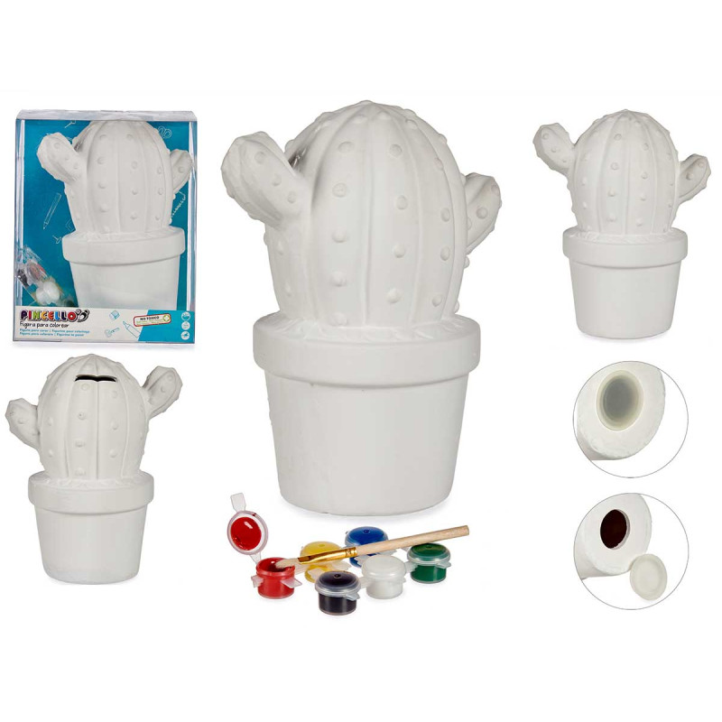 HUCHA PARA PINTAR CACTUS 2 PUNTAS GRANDE
