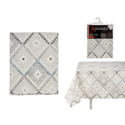 TOALHA MESA LONA ANTIMANCH 140X180CM LOSANG AZUL