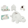 CERAMIC MONEY BOX DINOSAUR STRIPES PAINT