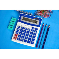 CALCULADORA GRANDE SOLAR S2 AZUL ROXO