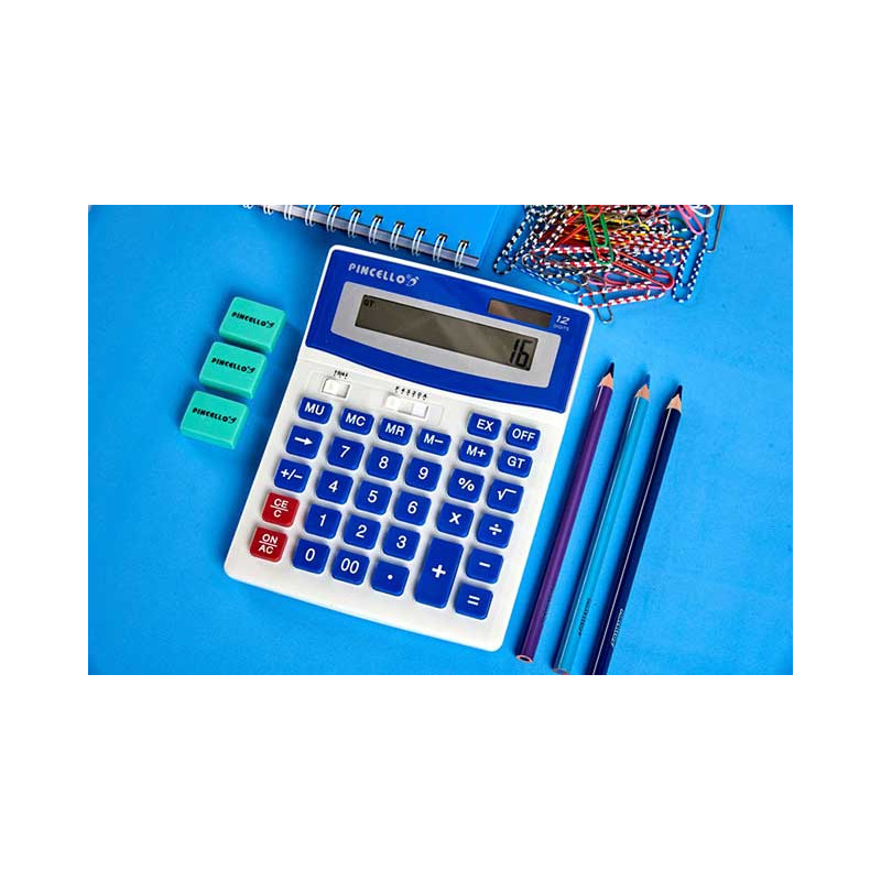 CALCULADORA GRAND SOLAR S2 AZUL MORADO