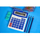 CALCULATRICE GRAND SOLAIRE S2 BLEU VIOLE
