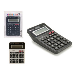 CALCULATRICE MOY SOLAIRE 2COUL NOIR BLAN