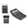 MEDIUM SOLAR CALCULATOR 2COL BLACK WHITE