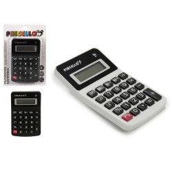 CALCULADORA PEQ 2COL NEGRO BLANCO