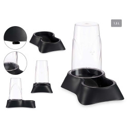 1,5L RESERVE ANTHRACITE PLASTIC FOOD BOWL TROUGH 