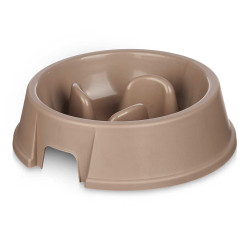 ASSIETTE PLASTIQUE ALIMENTATION LENTE BEIGE