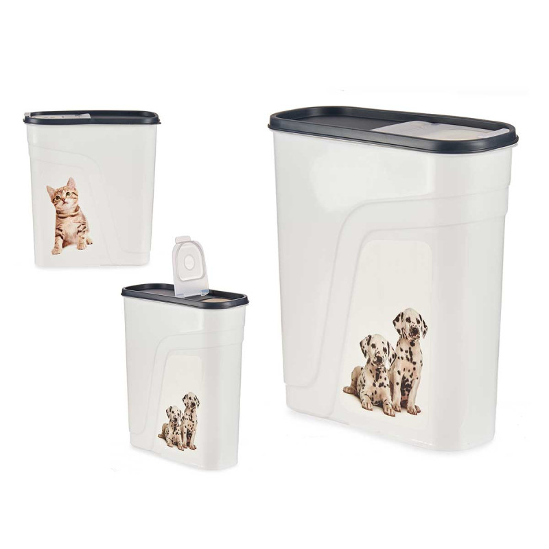SECCHIO EROGATORE CIBO PLASTICA 4L