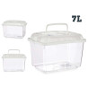 WHITE 30X20CM BIG FISH TANK WITH HANDLE 