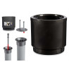 POT FLEURS PLASTIQ AC RSERVOIR EAU 38CM ANTHRACITE