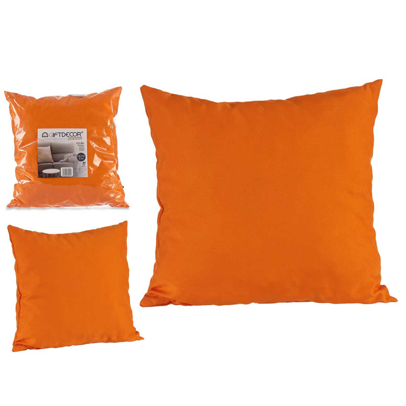 CUSCINO IMBOTTITO 40X40CM ARANCIO