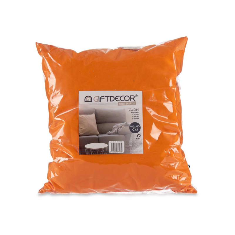 COUSSIN REMBOURRE 40X40CM ORANGE