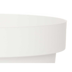 VASO PLASTICA BIANCO 14CM DIAM