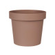 POT EN PLASTIQUE BRUN 14CM DIAM