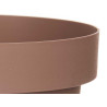 VASO PLASTICO CASTANHO 14 CM DIAM