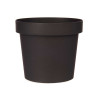 PLASTIC POT ANTHRACITE 14CM DIAM