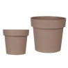 MACETA PLASTICO MARRON 16CM DIAM