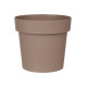 POT EN PLASTIQUE BRUN 16CM DIAM