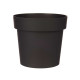 PLASTIC POT ANTHRACITE 16CM DIAM