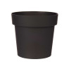 PLASTIC POT ANTHRACITE 16CM DIAM
