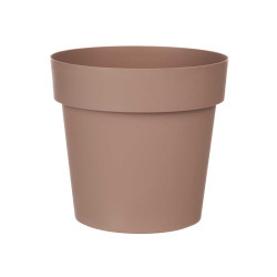 MACETA PLASTICO MARRON 18CM DIAM
