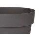 VASO PLASTICO CINZENTO 18 CM DIAM