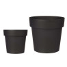 MACETA PLASTICO ANTRACITA 18CM DIAM
