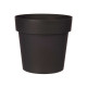 VASO PLASTICO ANTRACITE 18 CM DIAM