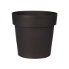 MACETA PLASTICO ANTRACITA 18CM DIAM