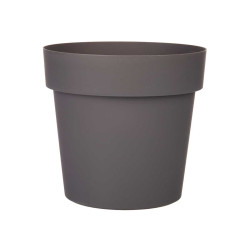 VASO PLASTICO CINZENTO 20 CM DIAM