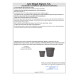 VASO PLASTICO CINZENTO 20 CM DIAM