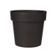 VASO PLASTICO ANTRACITE 20 CM DIAM