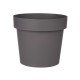 VASO PLASTICO CINZENTO 25 CM DIAM