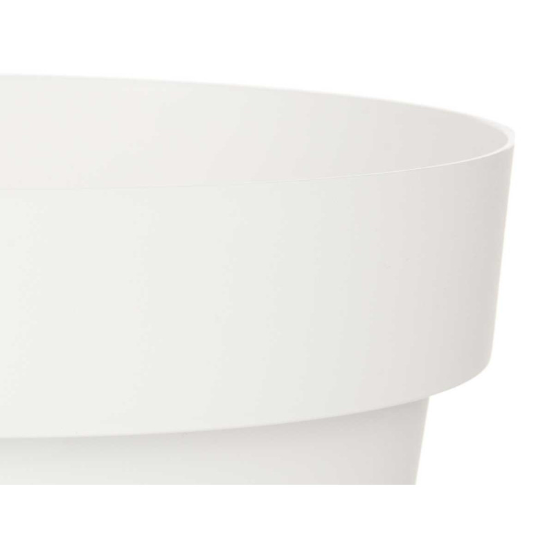 VASO PLASTICO BRANCO C RESERVA AGUA 30 CM 